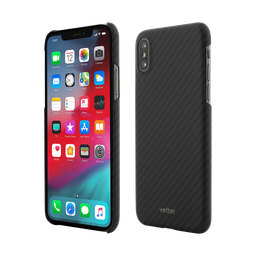 [41661] Husa iPhone XS, X, Clip-On Ultra Slim, Made from Aramid Fiber, Kevlar, Black