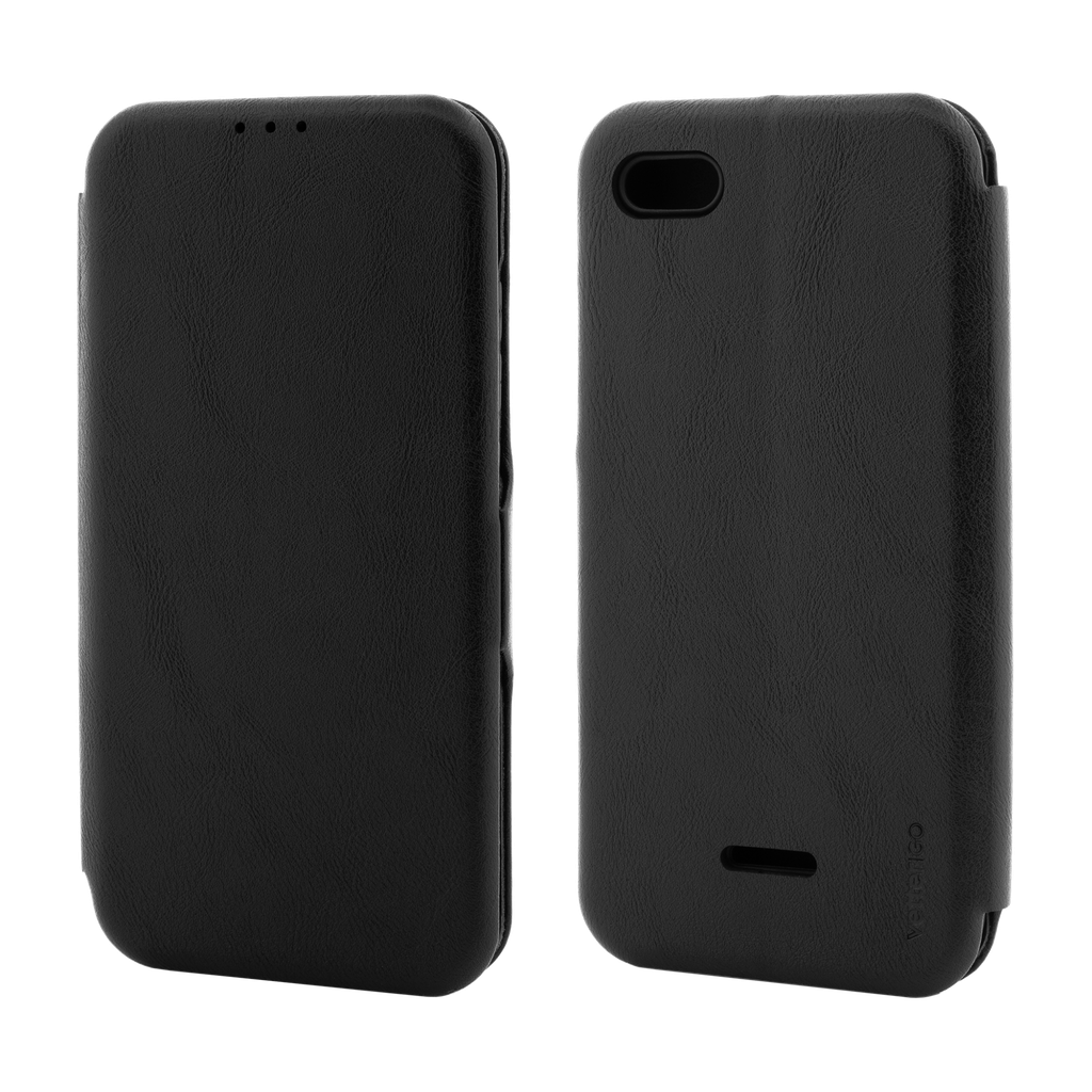 Husa Xiaomi Redmi 6A Vetter GO, Flip Series, Black