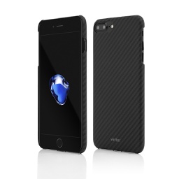 [55750] Produs Resigilat, Husa iPhone 8 Plus, 7 Plus, Clip-On Ultra Slim, Made from Aramid Fiber, Kevlar, Black