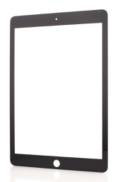 [57500] Geam Sticla + OCA iPad Air 2 (2014) A1566, A1567, Black
