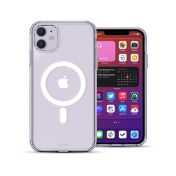 [61823] Husa iPhone 11, MagSafe Compatible, Soft Pro, Transparent