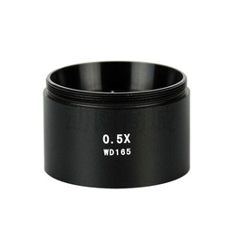 [63813] 0.5X WD168 Barlow Auxiliary Objective Lens for Stereo Microscope Trinocular